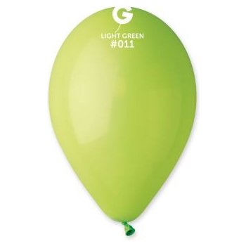 Balonky zelené pistáciové 26 cm pastelové