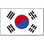 Vlajka Jižní Korea 30 x 45 cm na tyčce – Hledejceny.cz
