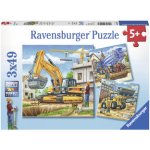 Ravensburger Velká nákladní vozidla 3 x 49 dílků – Sleviste.cz