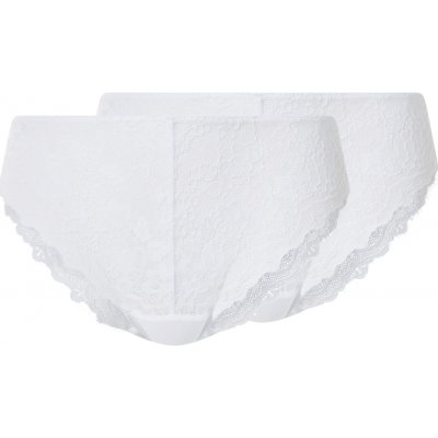 esmara Dámské kalhotky s krajkou 2 kusy bílá – Zboží Dáma