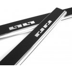 Alu-Frost Nerezové prahové lišty Dacia Duster I (2010 - 2017) s karbonovou folií - Alu Frost