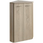 Aqualine ZOJA/KERAMIA FRESH skříňka rohová 35x78x35cm, dub platin 50323 – Sleviste.cz