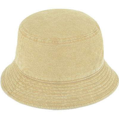 Fiebig Headwear since 1903 bucket hat sepraná bavlna washed cotton Béžový – Zboží Dáma