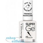 Rimmel London Super Gel French Manicure lak na nehty 090 Porcelain 12 ml – Zboží Mobilmania
