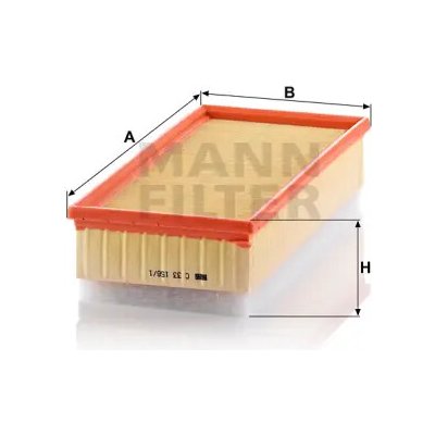 MANN FILTER Vzduchový filtr C 33 156/1 – Hledejceny.cz