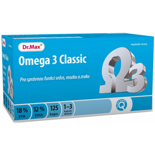 Doplněk stravy Dr.Max Omega 3 Classic tablet 125