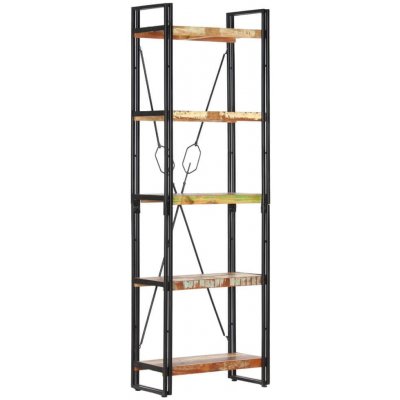 VidaXL s 5 policemi 60x30x180 cm masivní recyklované dřevo 286585 – Zboží Dáma