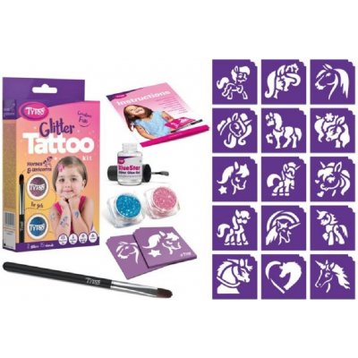 TyToo Glitter Tattoo Horses and Unicorns – Zboží Mobilmania
