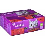 Whiskas Adult Classic Meals s hovězím kuřecím jehněčím drůbežím v omáčce 160 x 85 g – Sleviste.cz