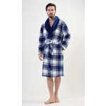 Filip pánský župan se šálovým límcem tmavě modrá – Zboží Dáma