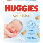 Huggies Extra Care Sensitive vlhčené ubrousky 3 x 56 ks – Zbozi.Blesk.cz