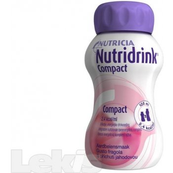 NUTRIDRINK COMPACT PROTEIN S PŘÍCHUTÍ JAHODOVOU POR SOL 4X125ML