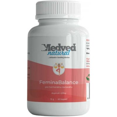 Medveď natural FeminaBalance 60 kapslí – Hledejceny.cz