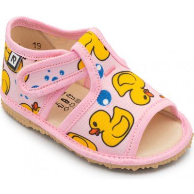 RAK dětské sandálky Bačkůrky kačenky růžové – Zboží Mobilmania