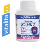 MedPharma Vitamin K2 MK-7+D3 1000 IU 107 tobolek – Hledejceny.cz