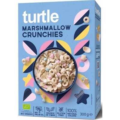 Turtle Bio cereálie - Marshmallow Crunchies 300 g – Sleviste.cz