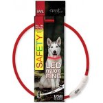 Dog Fantasy LED světelný obojek z nylonu – Zbozi.Blesk.cz