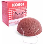 Kongy konjaková houbička pro suchou a citlivou pleť 3087 růžový jíl – Zboží Dáma