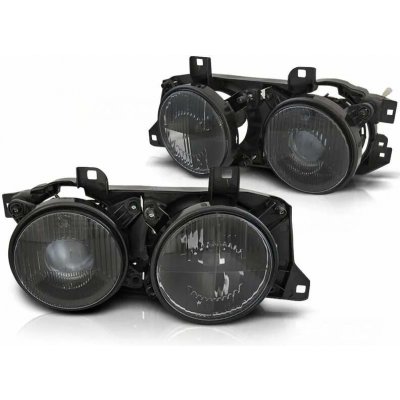 PŘEDNÍ SVĚTLA, SVĚTLOMETY, LAMPY BMW E32, E34, ČERNÉ – Hledejceny.cz