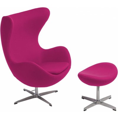 D2.Design Egg kašmír s podnožkou amarantový – Zboží Mobilmania