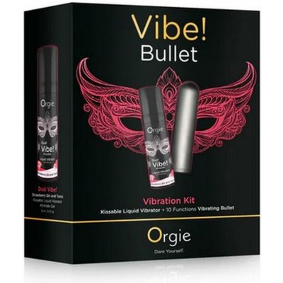 Orgie Bullet - sada tyčových vibrátorů šedá – Zboží Mobilmania