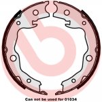 S 56 545 BREMBO Sada brzdových čelistí, parkovací brzda | Zboží Auto