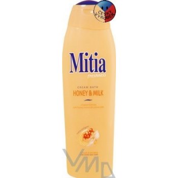 Mitia Cream Bath Honey & Milk s medovými extrakty pěna do koupele 750 ml