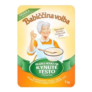 Babiččina volba Mouka hladká na kynuté těsto 1kg