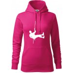 Visící horolezec mikina dámská Cape s kapucí Purpurová – Zboží Dáma