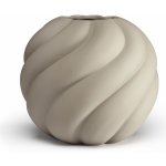 COOEE Váza Twist Ball, 12 cm, písková - – Hledejceny.cz