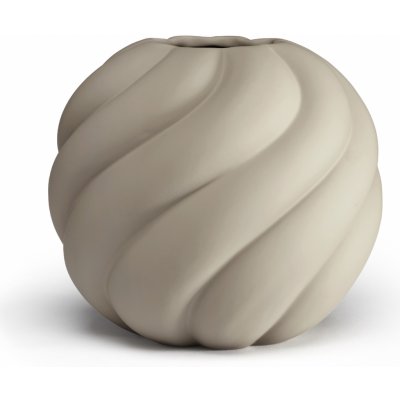 COOEE Váza Twist Ball, 12 cm, písková - – Hledejceny.cz