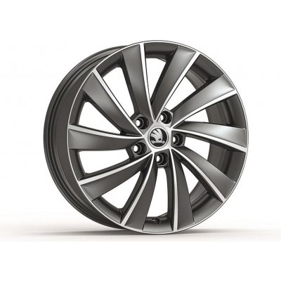 Škoda TURBINE 7,5x18 5x112 ET51 anthracite – Hledejceny.cz