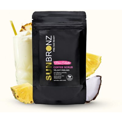 Vivaco Sun Bronz Coffee scrub tělový kávový peeling 100 g – Hledejceny.cz