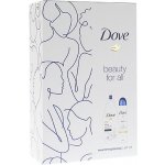 Dove Nourishing Beauty sprchový gel Deeply Nourishing 250 ml + antiperspirant sprej Original 150 ml dárková sada – Zbozi.Blesk.cz