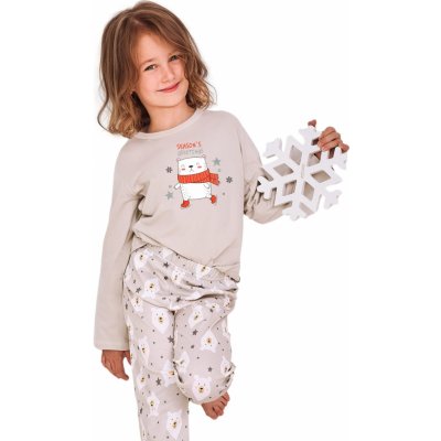 Dívčí pyžamo Anie šédé – Zboží Dáma