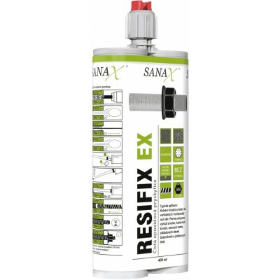 Sanax Epoxidová chemická kotva | ResiFix EX (1:1) - 400 ml – HobbyKompas.cz
