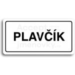 ACCEPT Piktogram PLAVČÍK - bílá tabulka - černý tisk – Zbozi.Blesk.cz