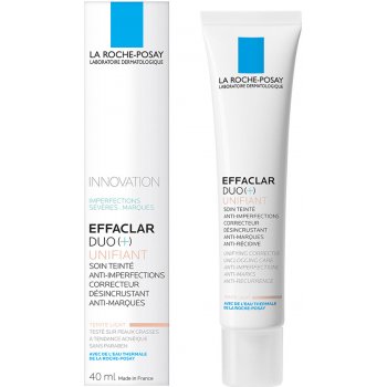 La Roche Posay Effaclar DUO (+) tónovací sjednocující korekční péče proti nedokonalostem pleti a stopám po akné odstín Light Duo [+] 40 ml