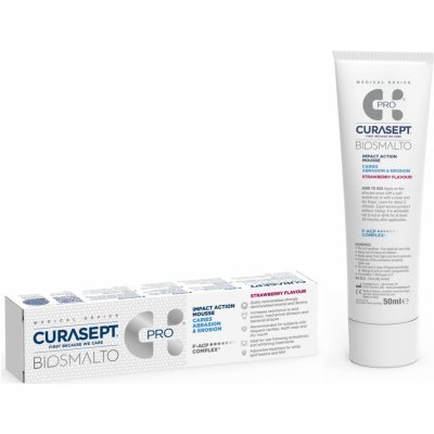 Biosmalto Mousse Caries Abraze & Eroze Jahoda 50 ml – Zboží Dáma