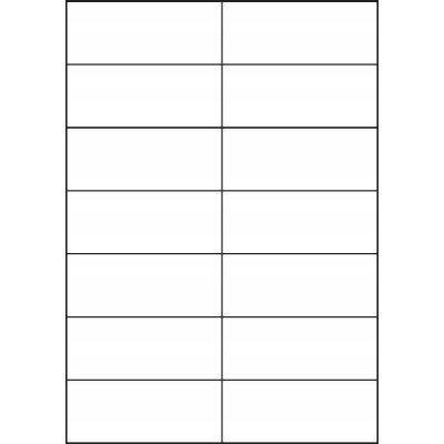 Image label Samolepicí etikety A4 100 ks - 105 × 42,3 mm – Zboží Dáma