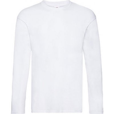 Lehké spodní tričko pod košili s dlouhým rukávem Fruit of the Loom Bílá F243 – Zboží Mobilmania