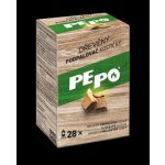 PE-PO dřevěný podpalovač kostičky 28 ks – Sleviste.cz