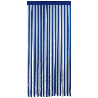 Maximex Závěs pro dveře pokoje, 90 x 200 cm, bílá a modrá modrá – Hledejceny.cz