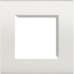 BTicino LivingLight rámeček hranatý 2-modulový bílá LNA4802BI – Hledejceny.cz