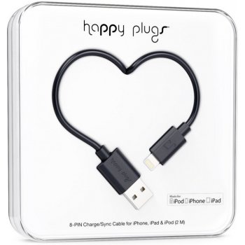 Happy Plugs 9904 USB, Lightning, datový, 2m, červený