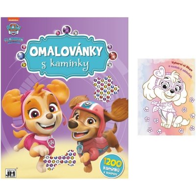 Omalovánky s kamínky Tlapková patrola – Zboží Dáma