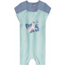 LUPILU Dívčí pyžamo s bio bavlnou 2kusy světle modrá modrá