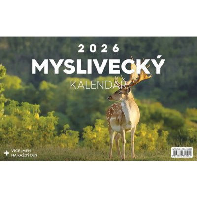 Stolní kalendář Myslivecký 2026 – Zboží Dáma