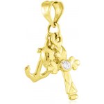 Gemmax Zlatý přívěsek láska víra naděje GLPYB 35091 – Zboží Dáma Gemmax Zlatý přívěsek láska víra naděje GLPYB 35091 – Zboží Dáma