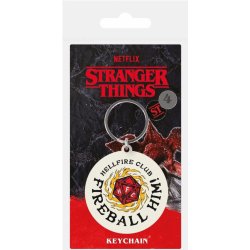 Přívěsek na klíče Stranger Things gumová Fireball Him